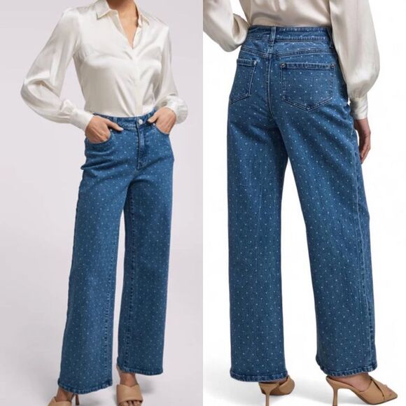 Generation Love Denim - Generation‎ love heart polka dot Judith jeans women’s size 26